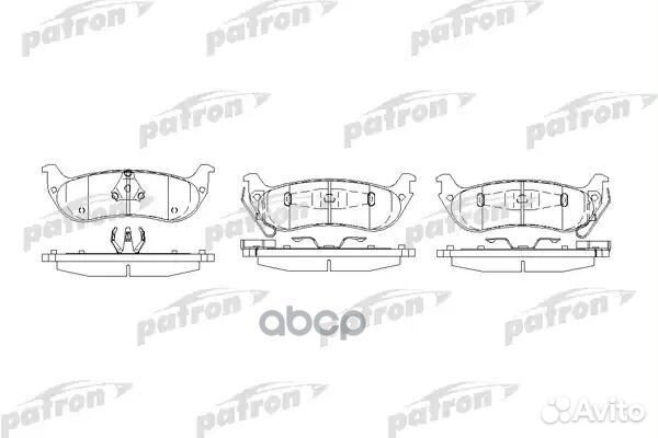 Колодки тормозные дисковые задн chrysler: Pacif