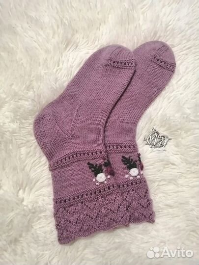 Носки вязаные