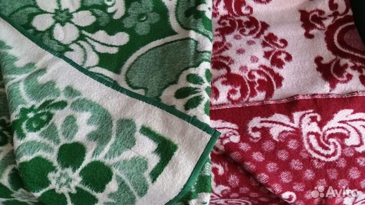 Одеяло шерстяное верблюжье бордовое