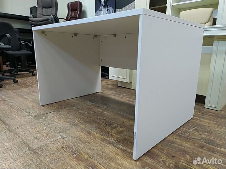 Стол письменный б/у 120х80х75 25мм 03008У-бел