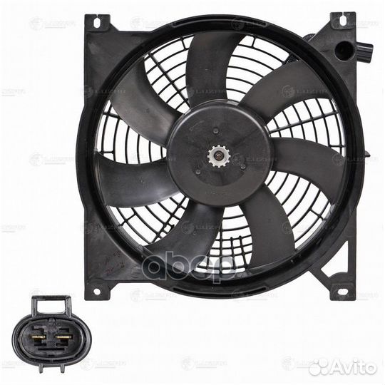 Э/вентилятор конд. с кожухом для а/м ваз 2190 Г