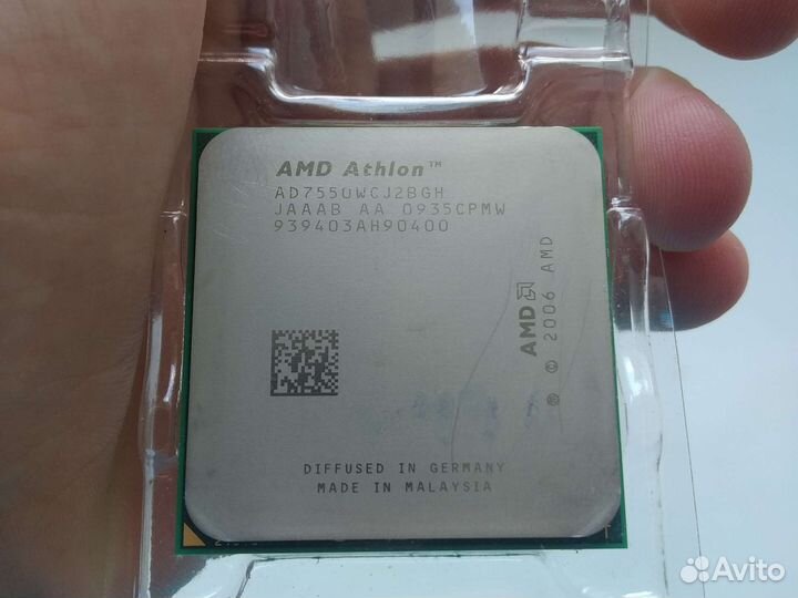 Процессор AMD Athlon X2 7550, SocketAM2+