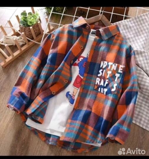 Рубашка в клетку