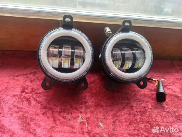 Led туманки птф Газель,Priora, Niva, 2хрежимные60w