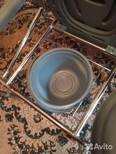 Кресло туалет для инвалидов складной