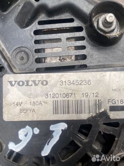 Генератор volvo s60 II b4164t