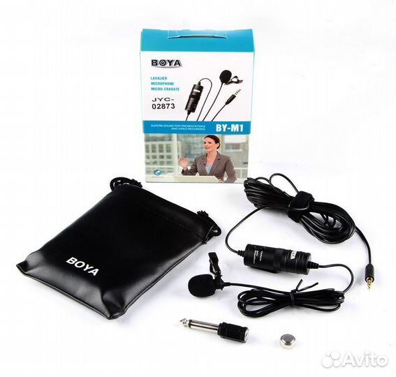 Петличный микрофон boya by m1