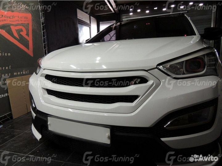 Решетка радиатора RoadRuns на Hyundai Santa Fe DM