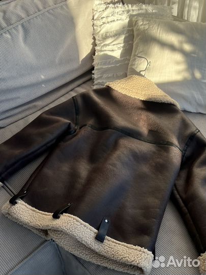 Дубленка авиатор женская