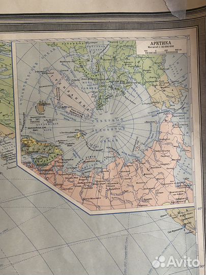 Политическая карта мира СССР