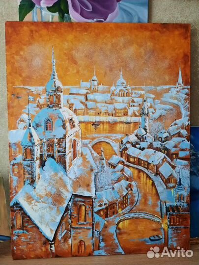 Картина маслом на холсте