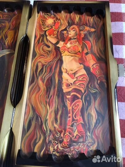 Нарды резные ручной работы