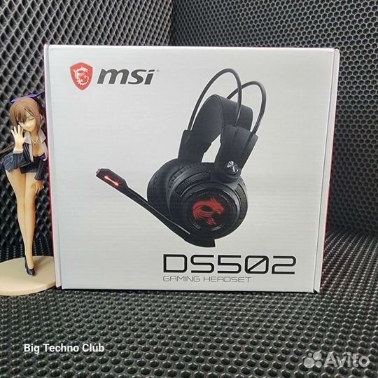 Игровые наушники с микрофоном MSI DS502 7.1