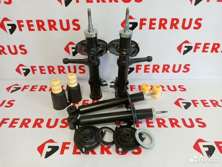 Стойки 4 шт+опоры 2шт+отбойники 4шт Приора