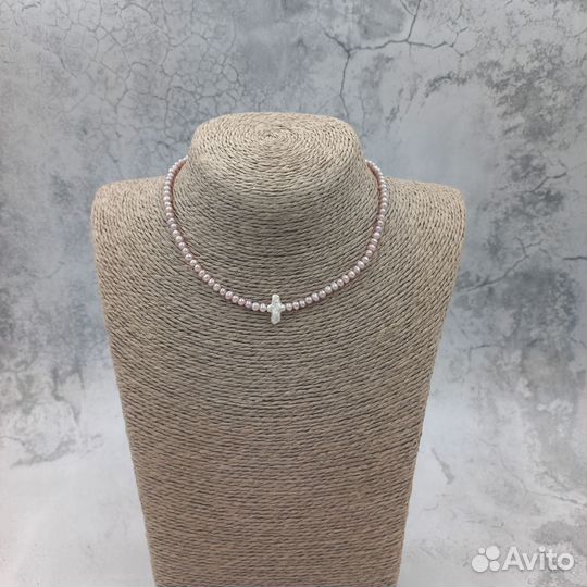 Чокер из жемчуга