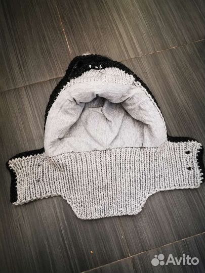 Шапка шлем воин демисезонная