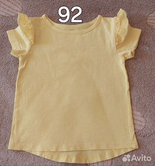 Джинсы и футболка на девочку 92 размер