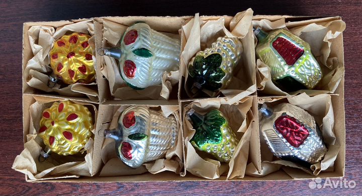 Елочные игрушки из ГДР