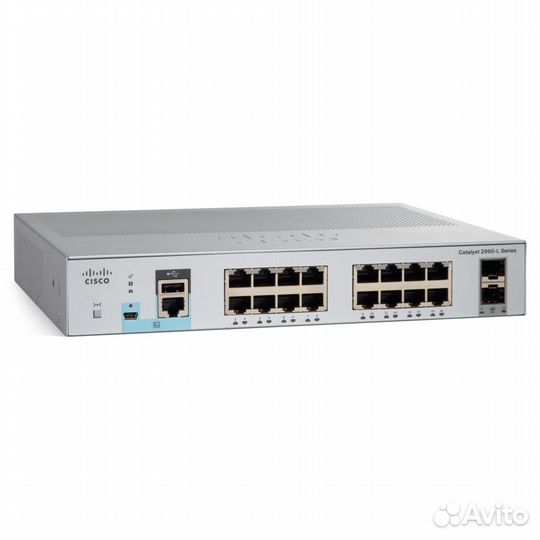 Коммутатор Cisco Catalyst 2960L 16PS-LL 122298