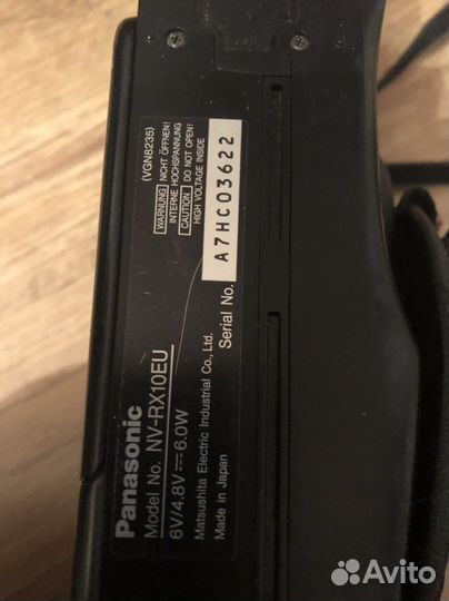 Видеокамера panasonic, касетный магнитофон с радио