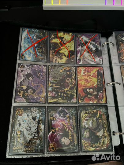 Коллекционные карточки наруто