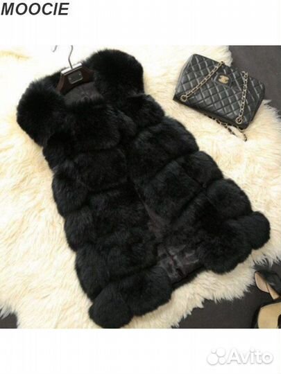 Жилетка меховая женская