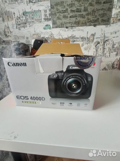 Зеркальный фотоаппарат canon EOS 4000D