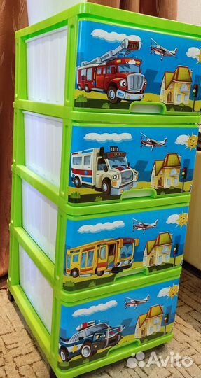 Комод детский пластиковый