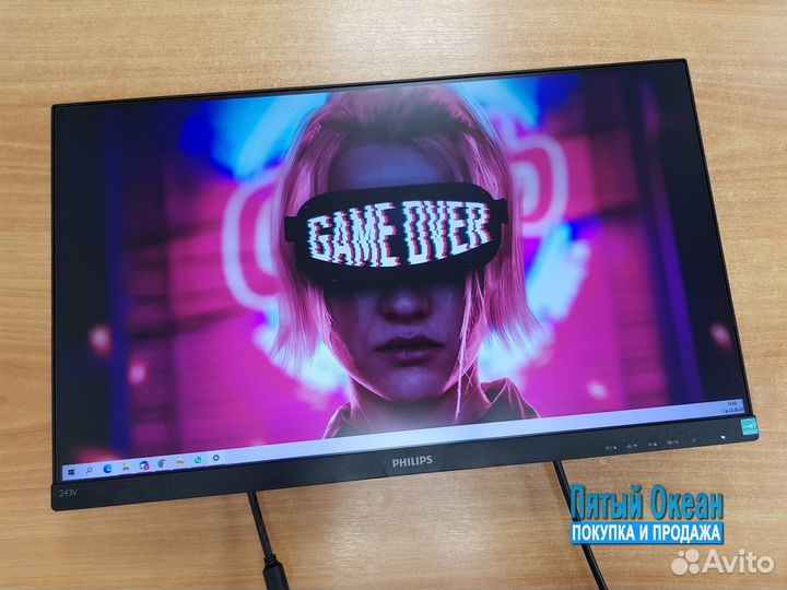 24'' (61см) Монитор Philips 243V7Q, FHD IPS