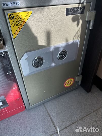 Сейф огнеупорный Топаз BS-K510