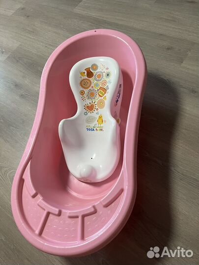 Ванночка для купания с горкой