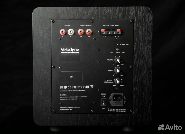 Сабвуфер Velodyne DB-8 black