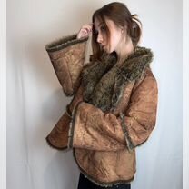 Винтажная дубленка в стиле Ann Demeulemeester