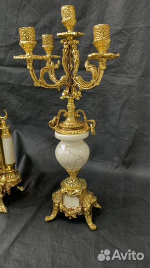 Часы бронзовые