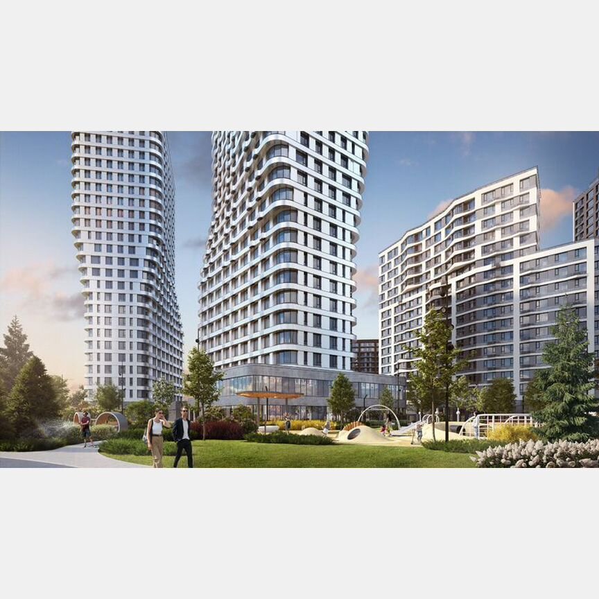 3-к. квартира, 90,7 м², 6/27 эт.