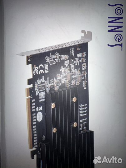 Sonnet M.2 4x4 Silent PCIe Card
