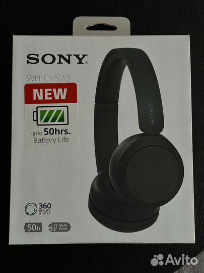 Наушники Bluetooth Sony WH-CH520 Black