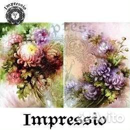 Декупажные карты цветочные