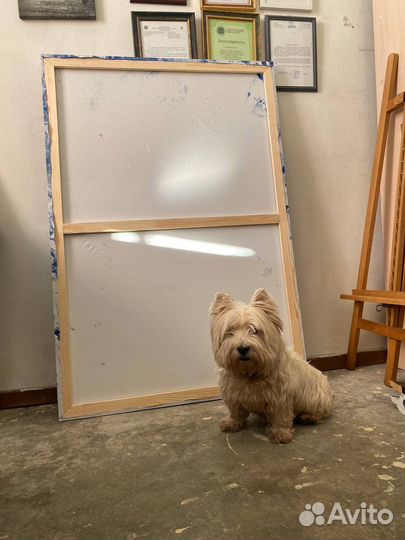 Натяжка холста