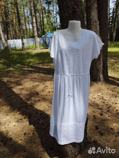 Платья хлопок британское 46-48 и страдивариус 44р