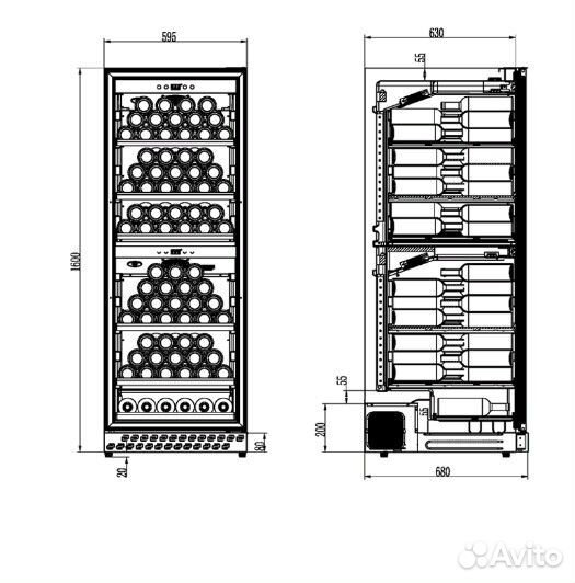 Винный шкаф. Холодильник для вина