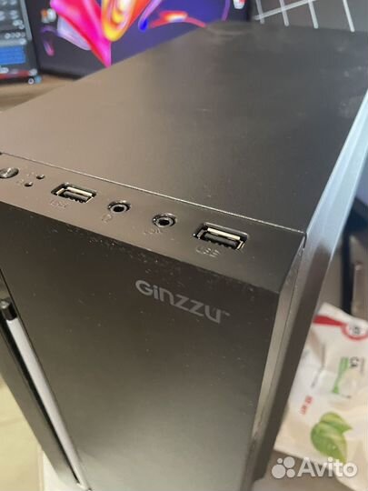 Корпус для пк Ginzzu D370 RGB Window