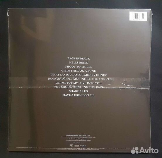 AC/DC Винил Новый