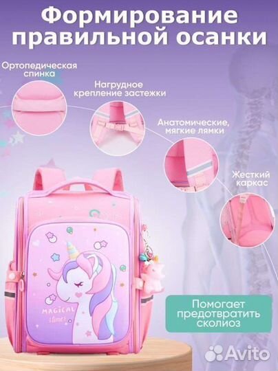 Рюкзак школьный ортопедический новый