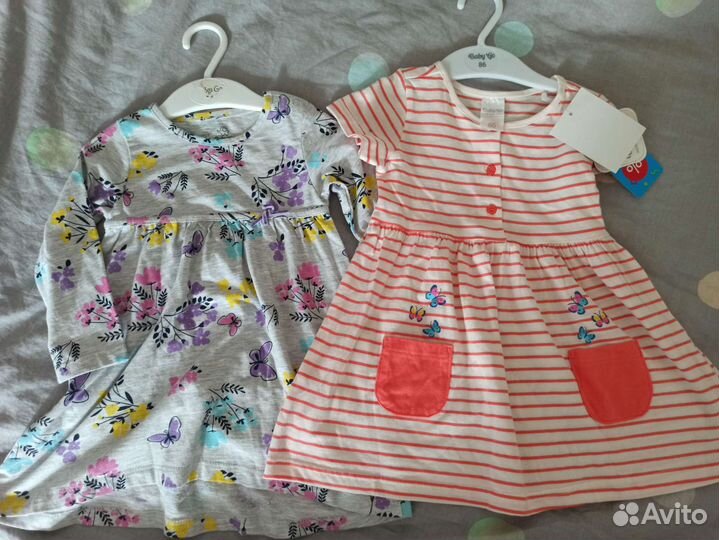 Новые футболки, платья, тонковки 86