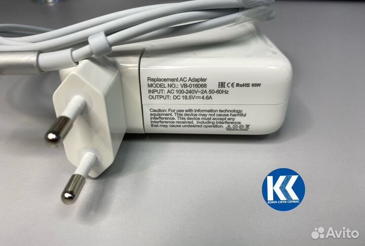 Зарядка Apple MacBook MagSafe 18.5V 4.6A, 85W