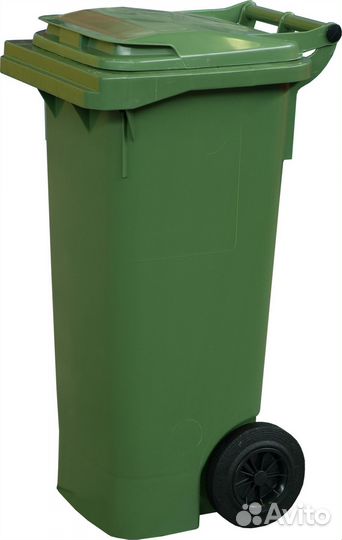 Мусорный контейнер на колёсах (80 л) зеленый