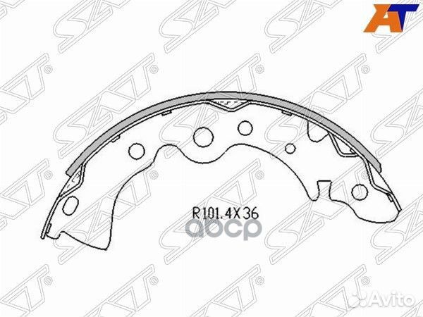 Колодки тормозные барабанные зад nissan almera