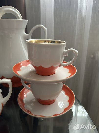 Кофейный сервиз фарфор СССР