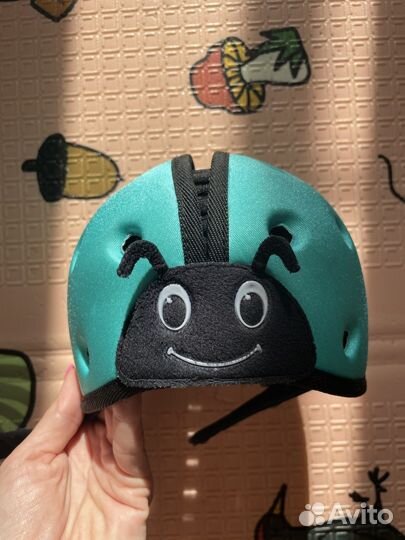 Шлем safeheadbaby Божья коровка голубой детский